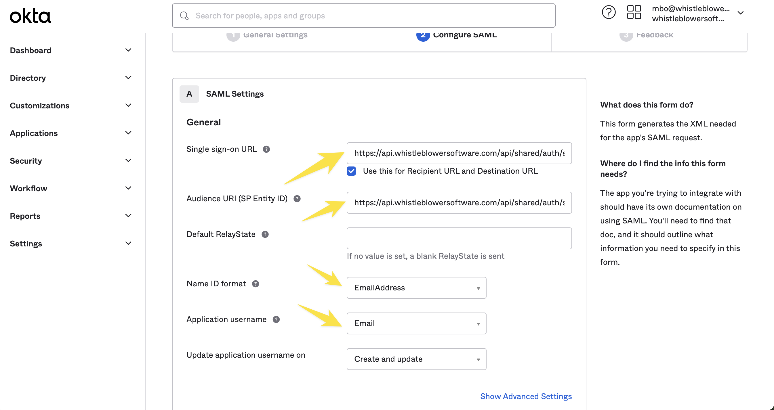 Saml 2 0 Okta Integration Guide